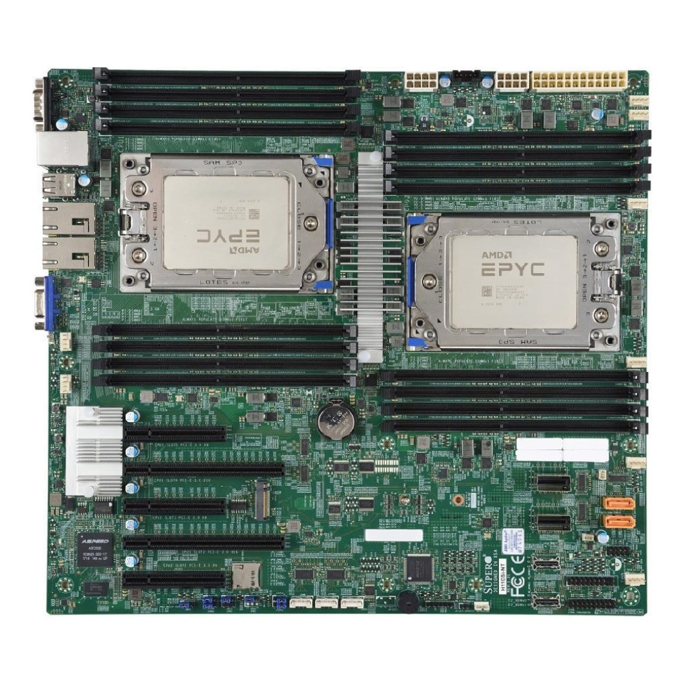 Dual Socket Sp3 Epyc Motherboard - Combo Box Supermic H11DSi-NT Anakart Soketi