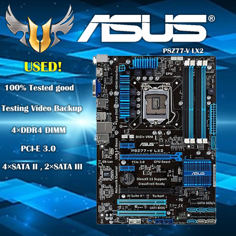 Asus P8Z77-V LX2 P8Z77V LX Ras - X870E Atx Motherboard incelemesi ve fiyatı